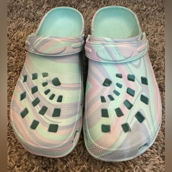 Turquoise pink multicolor, clogs new size 910 clock - Picture 4 of 8